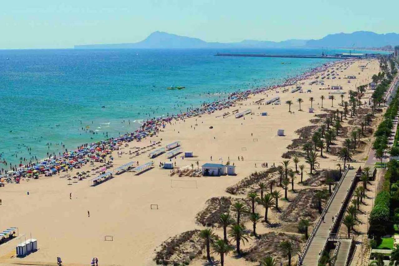 Apartamento Deluxe A 50M De Playa - Aire Wifi Gandia Luaran gambar